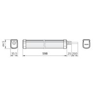 Dimension Drawing (without table) - WT035C LED15/CW PSU GM CFW L600