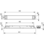 Dimension Drawing (with table) - Xitanium 75W 0.12-0.4A 215V TD 230V