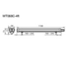Dimension Drawing (without table) - WT068C CW LED36 L1200 PSU