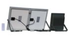 Smart Bright Solar Flood light 2000 lm back view