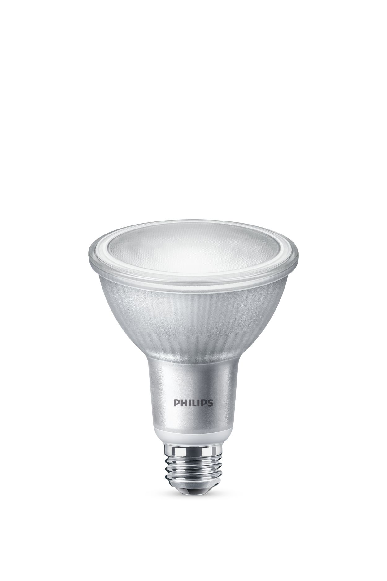 Dimmable LED light with a focused bright beam