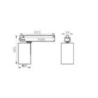 Dimension Drawing (without table) - ST700T LED30 930PC PSU MB 1C WH