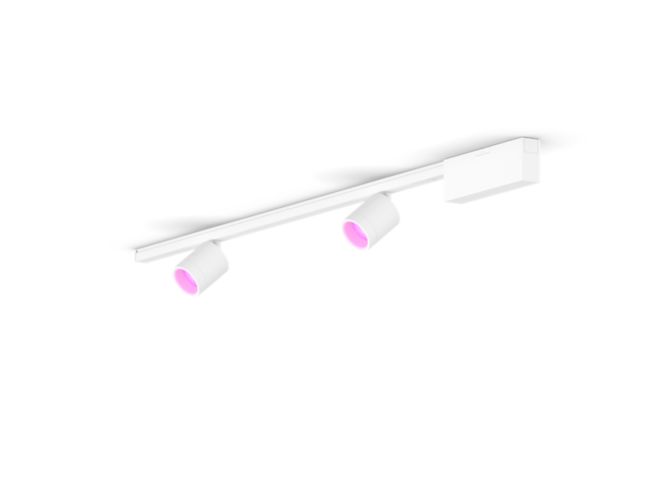 Gros plan de l'avant de Perifo kit de base pour plafond, droit (2 spots)
