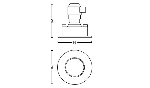 Philips hue shop down light