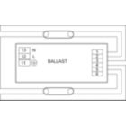 HF-E 1/2 28-35 TL5 II 220-240 50/60Hz, Wiring Diagram 2 Lamps TP-913713042800