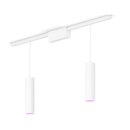 Close up of front of Perifo straight ceiling base kit (2 pendants)