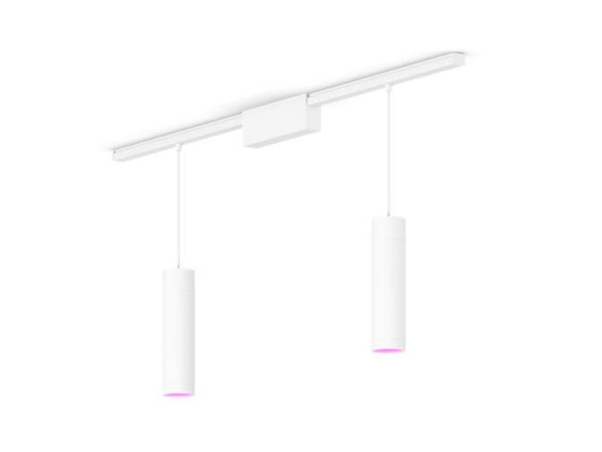 Gros plan de l'avant de Perifo kit de base pour plafond, droit (2 suspensions)