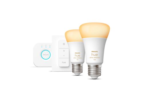 Hue White ambiance Starter kit: 2 E27 smart bulbs (1100)