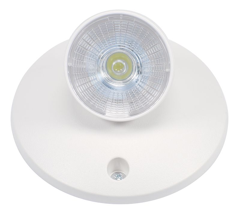 2 - 1W dual remote LED lamp head, damp listed, white