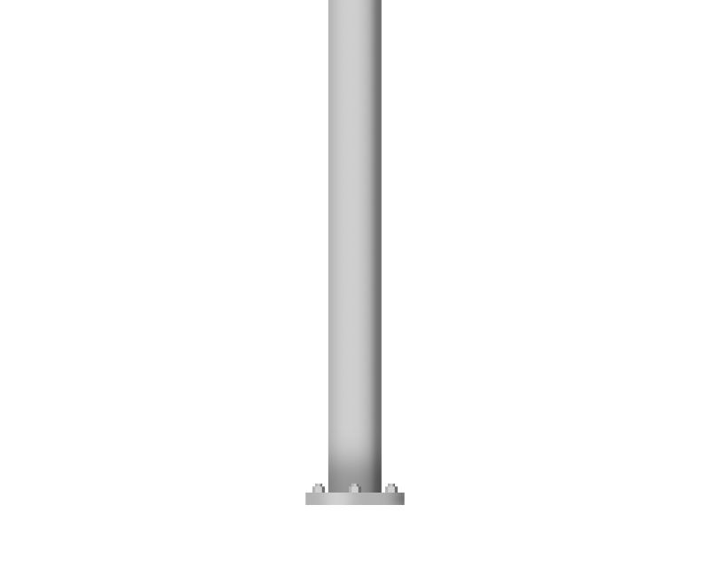 Legacy Straight Round Aluminum Pole
