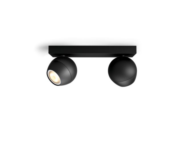 An image of product of the Hue White ambiance Buckram 2-lichts spotbalk