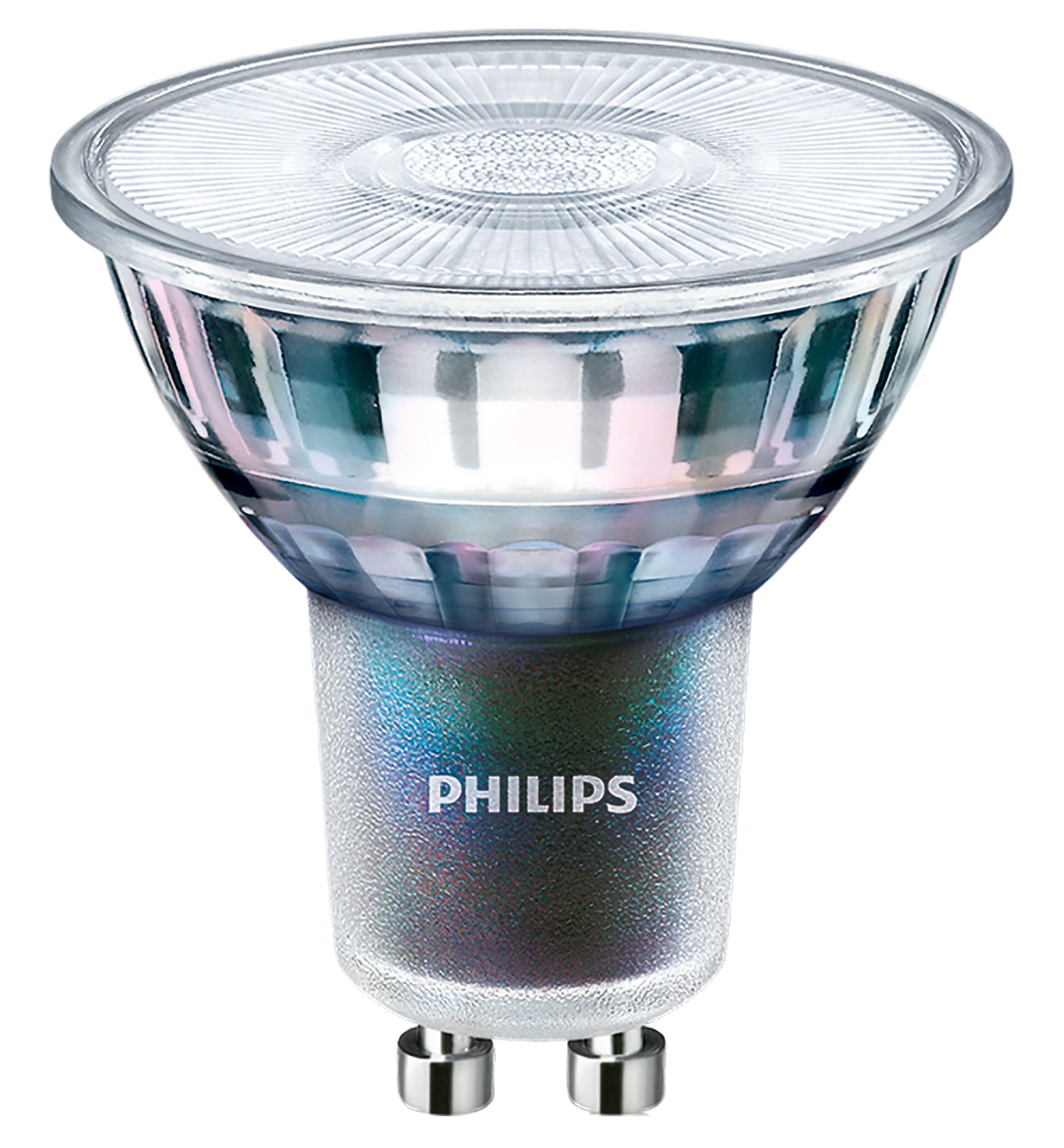 Philips Ampoule LED GU10 - Dimmable - 3,9W - 3000K - 280 Lumen -  Transparent - Lampesonline