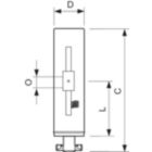 Dimension Drawing (with table) - CDM20/TM/830 12PK