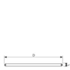 Dimension Drawing (with table) - F48T8/TL841/HO ALTO 25/1