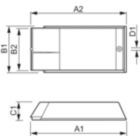 Dimension Drawing (with table) - HID-AV C 35-70 /I CDM 220-240V 50/60Hz