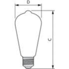 LED classic 25W ST64 E27 pink D SRT4 | 929002453701 | Philips lighting LED classic 25W ST64 E27 pink D SRT4 | 929002453701 | Philips lighting