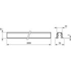 Dimension Drawing (without table) - RBS750 3C L2000 ALU (XTSF4200-1)