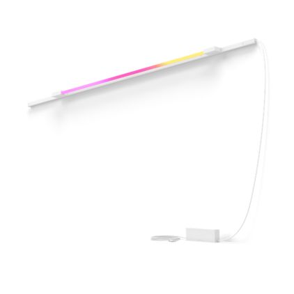 German:An image of product of the Perifo Basis-Set gerade Wandleuchte weiß (1 Light Tube groß)