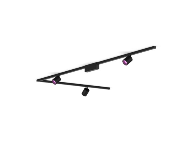 Gros plan de l'avant de Perifo kit de base pour plafond, en L (3 spots)