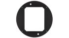 Round LED retrofit kit passepartout