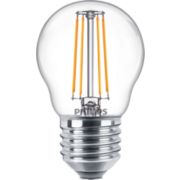 Philips (PHL) Led Filamentkaarslamp helder 40W P45 E27 x2