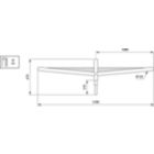   - 1100 mm - 60 mm - 5° - RAL color - 