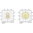 Light Distribution Diagram - MASTERC CDM-TD 70W/942 RX7s 1CT/12