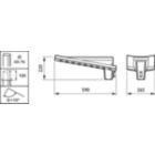 Dimension Drawing (without table) - BPP616 LED18/740 PSU SRN CLO 32/60S