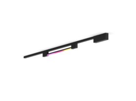 Perifo Basis-Set gerade Deckenleuchte schwarz (1 Light Tube kompakt)