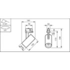 Dimension Drawing (without table) - ST705T 20S/PW930 PSD CLM18 WH