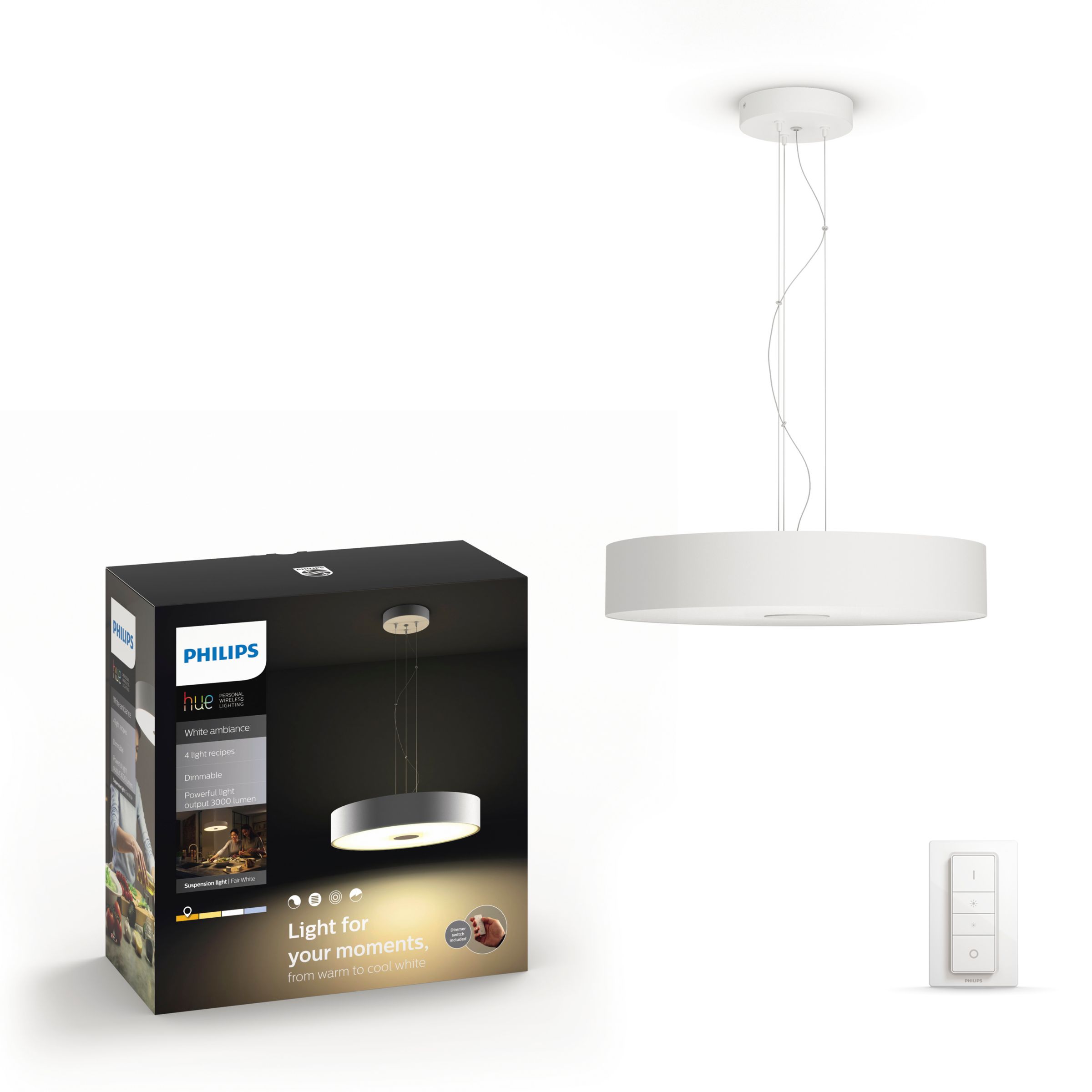 Ampoule sphérique intelligente Philips Hue WCA Lustre