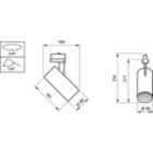 Dimension Drawing (without table) - ST315T LED27S/PC930 PSU FR24 WH