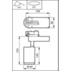 Dimension Drawing (without table) - ST770T 49S/830 DIA-VLC HOVL-V WH