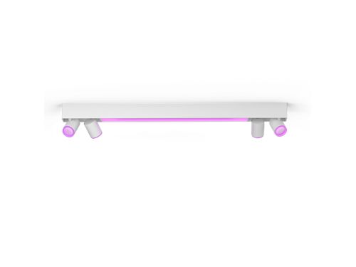 Hue White and color ambiance Centris taklampe med 4 spotlys