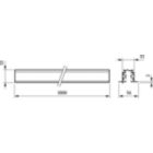 Dimension Drawing (without table) - RBS750 5C6 L3000 WH (XTSCF6300-3)