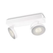 Philips (PHL) Plafond-/wandspots Clockwork plafond-/wandspot, 2x