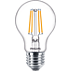 LED Filament-Lampe, transparent, 40W A60 E27 x3