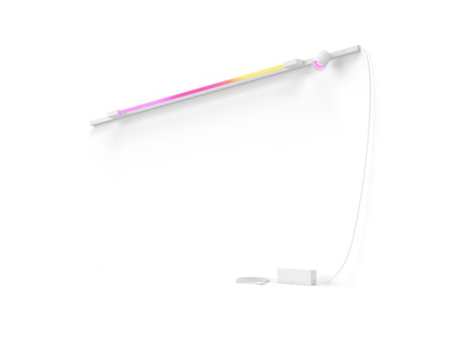 Close up of front of Perifo straight wall base kit (1 spot, 1 light tube large)
