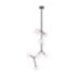 myLiving Contemporary-styled glass chandelier
