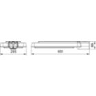Dimension Drawing (without table) - BRP393 LED150/CW 90W DM SD 12.5M