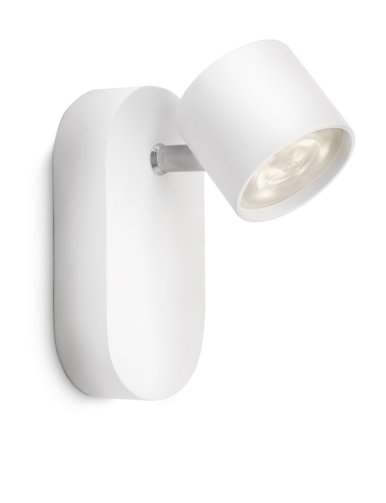 4 W Integrated LED Philips MyLiving Idyllic LED Single Spot Light Whitebrush