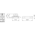 Dimension Drawing (without table) - DN140B LED10S/830 PSD-E WR IP54