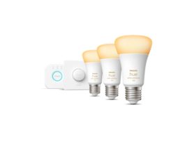 Starterkit: 3 E27 slimme lampen (1100) + smart button