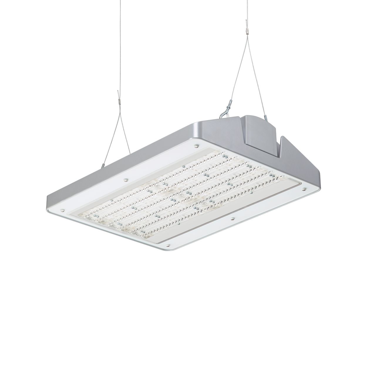 GentleSpace 2 – De nieuwe norm in verlichting van industriële ruimten met hoge plafonds, die functionaliteit combineert met vormgeving.