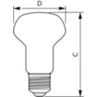 LEDspot E27 R63