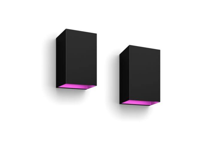 Close up of front of Bundle: 2x Resonate wall lights