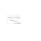 Dimension Drawing (without table) - BCP382 36LED 27K 24V 40 L100