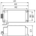 Dimension Drawing (with table) - BHD 2000 L76-A2 380/400/415V 50Hz HP-317