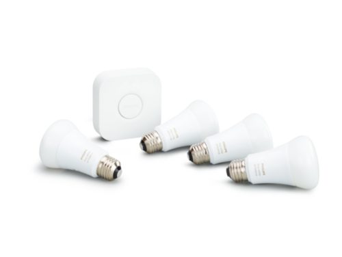 Philips Hue White Colour Ambience Richer Colours B22 BC Starter Kit with Dimmer 