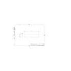 Dimension Drawing (without table) - ZCP380 L30 glare shield (10 pcs)